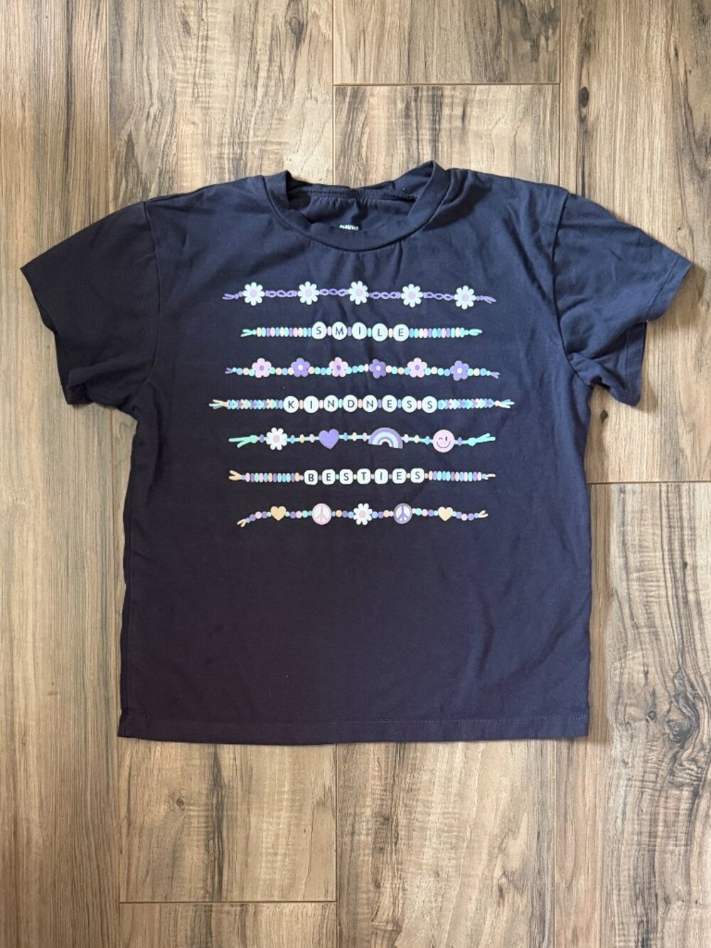 Girls' FabKids Friendship Bracelet T-Shirt Size M 8